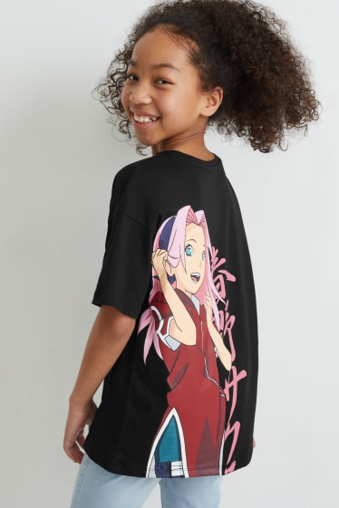 Bambine: - Naruto - t-shirt - nero