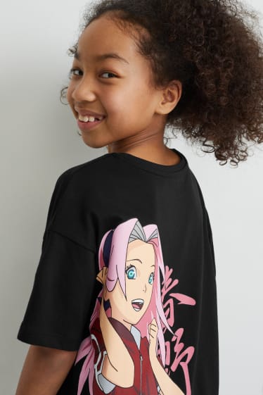 Bambine: - Naruto - t-shirt - nero