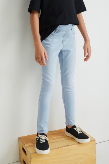 Filles - Jegging jean - jean bleu clair
