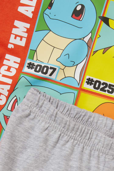 Toddler Boys - Pokémon - pijama scurtă - portocaliu