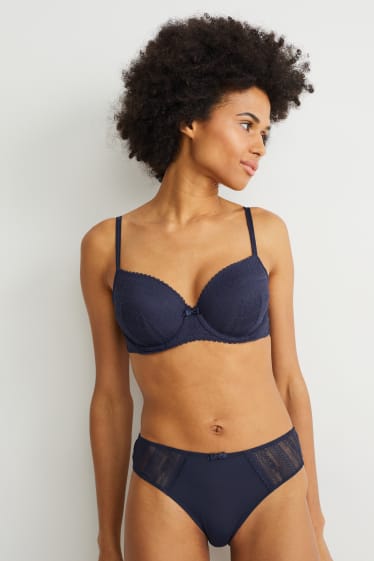 Damen - Slip - LYCRA® - dunkelblau