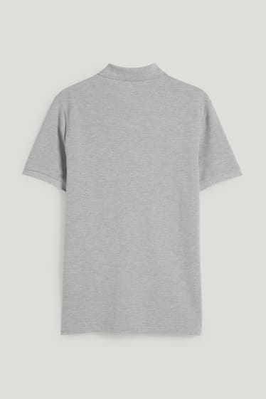 Hommes - Polo - gris chiné