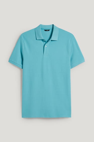 Hommes - Polo - turquoise