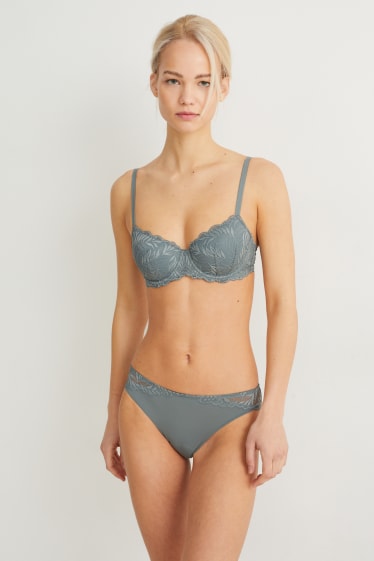 Damen - Slip - LYCRA® - grün