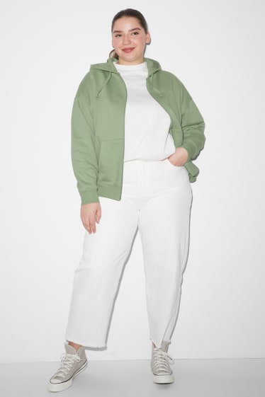 Donna - CLOCKHOUSE - giacca di felpa con cappuccio - verde chiaro