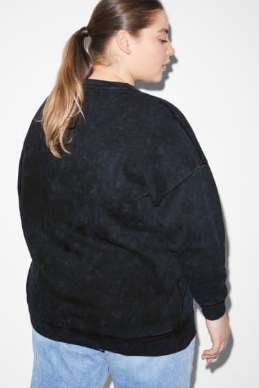 Dames XL - CLOCKHOUSE - sweatshirt - zwart