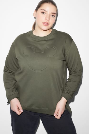 Donna - Felpa - Topolino - verde