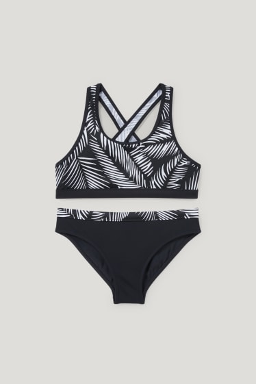 Kids Girls - Bikini - LYCRA® XTRA LIFE™ - 2 piece - black