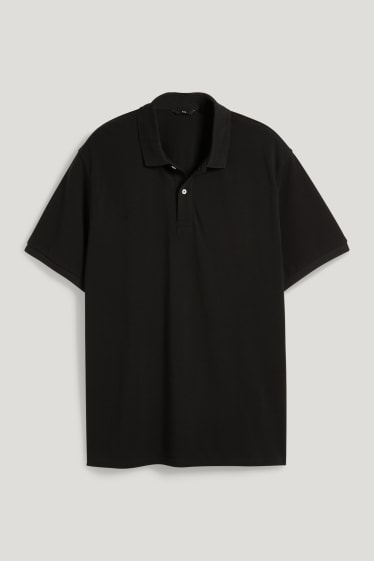 Hommes grandes tailles - Polo - noir