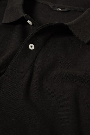 Hommes grandes tailles - Polo - noir