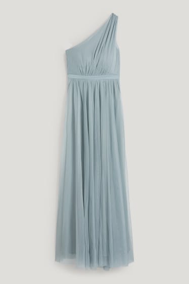 Women - CLOCKHOUSE - fit & flare dress - partywear - turquoise
