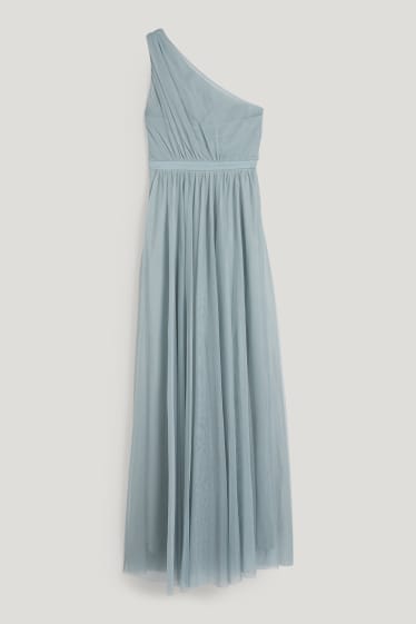 Women - CLOCKHOUSE - fit & flare dress - partywear - turquoise