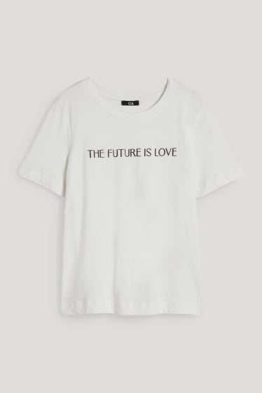 Dames - T-shirt - wit