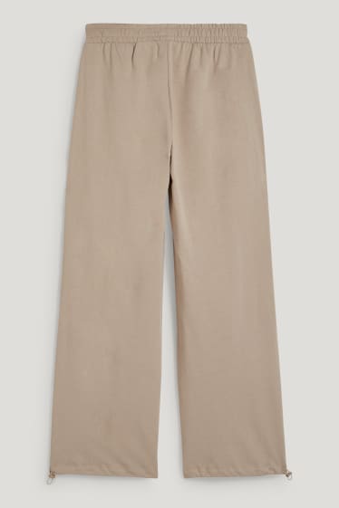 Esclusiva online - CLOCKHOUSE - pantaloni sportivi - beige chiaro