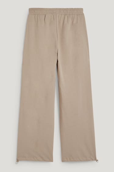 Exclu web - CLOCKHOUSE - pantalon de jogging - beige clair