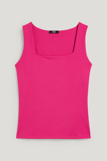 Mujer - Camiseta sin mangas - fucsia