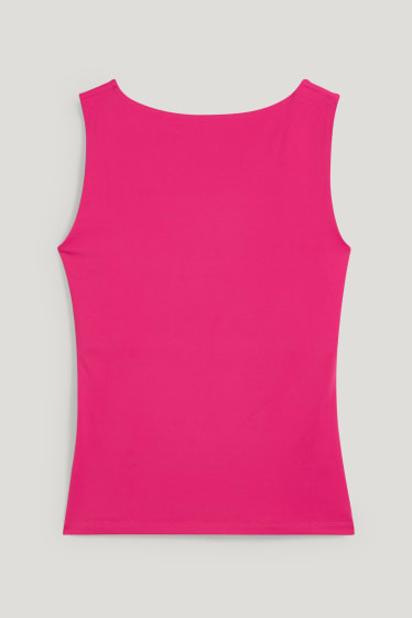 Mujer - Camiseta sin mangas - fucsia