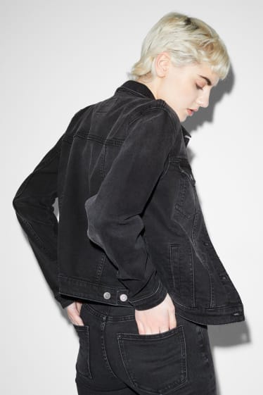 Clockhouse Girls - CLOCKHOUSE - denim jacket - black