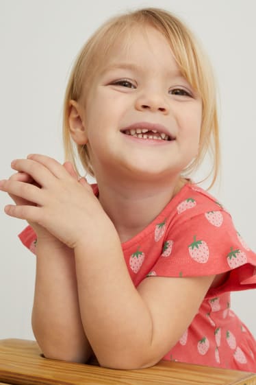 Toddler Girls - Multipack 3 buc. - rochie - verde / roz