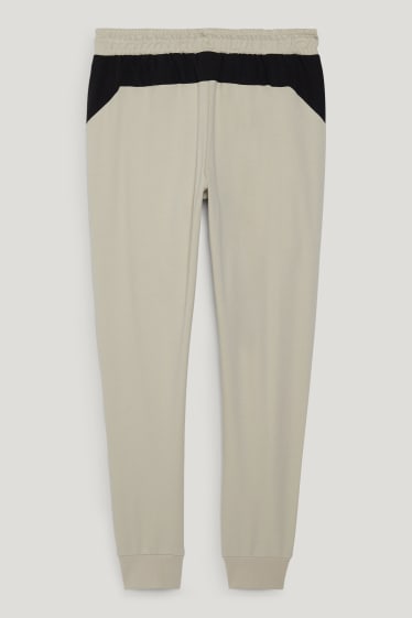 Hommes - Pantalon de jogging - noir / beige