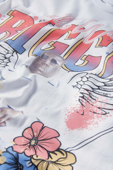 Clockhouse femme - CLOCKHOUSE - T-shirt - The Notorious B.I.G. - blanc