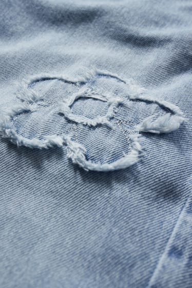 Clockhouse Girls - CLOCKHOUSE - loose fit jeans - talie înaltă - denim-albastru deschis