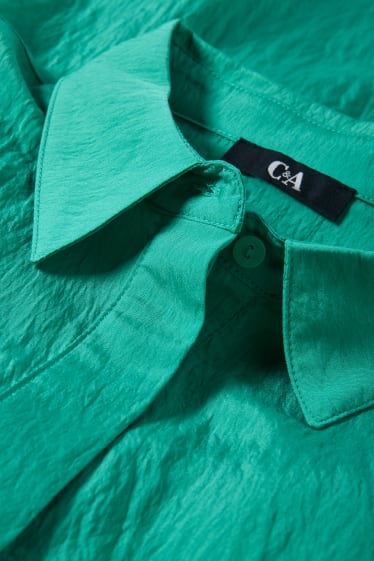Dámské - Halenkové šaty - s LENZING™ ECOVERO™ - zelená