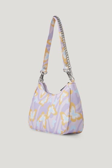 Clockhouse femme - CLOCKHOUSE - sac à bandoulière - à motif - violet clair