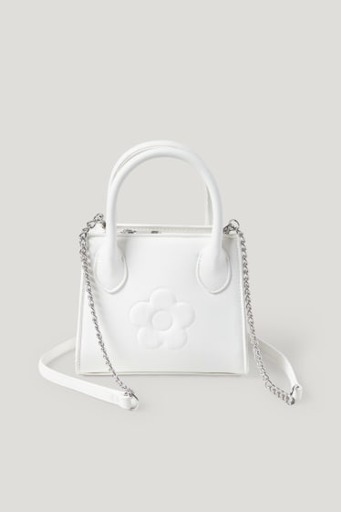 Clockhouse femme - CLOCKHOUSE - petit sac à bandoulière - similicuir - blanc crème