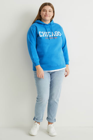 Dames - Hoodie - blauw