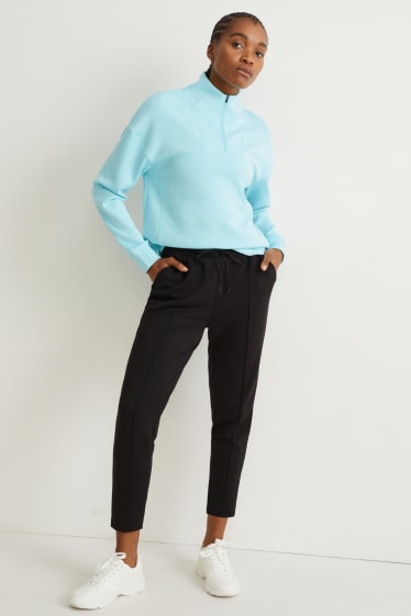 Damen - Funktions-Jogginghose - Training - 4 Way Stretch - schwarz
