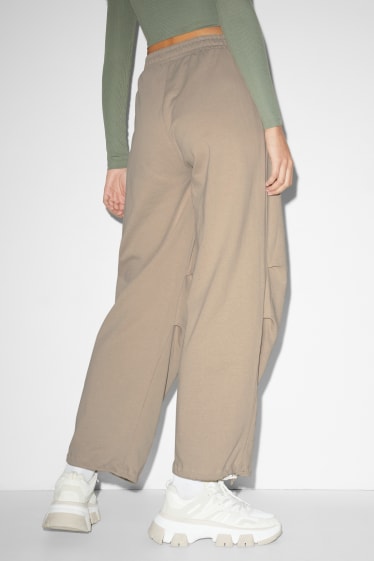 Exclu web - CLOCKHOUSE - pantalon de jogging - beige clair