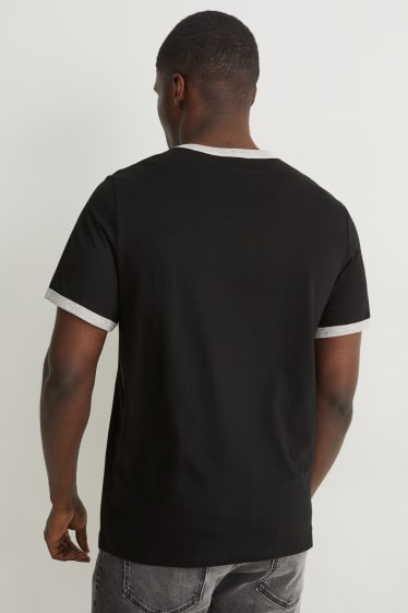 Heren - T-shirt - biokatoen - zwart