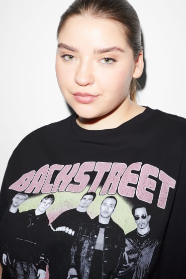 Damen XL - CLOCKHOUSE - T-Shirt - Backstreet Boys - schwarz