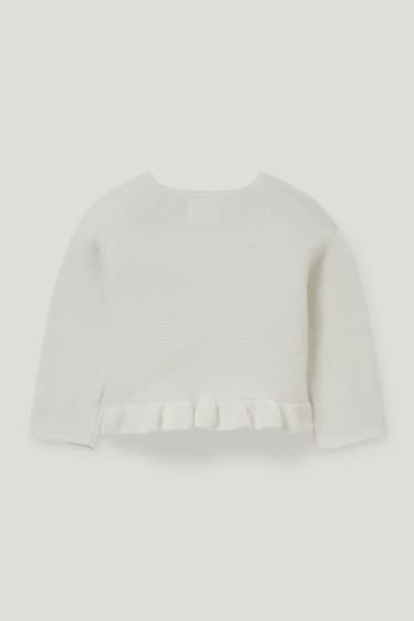 Baby Girls - Baby-Strickjacke - cremeweiss