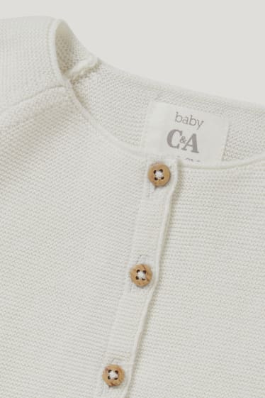 Baby Girls - Baby-Strickjacke - cremeweiss
