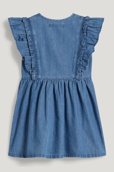 Toddler Girls - Denim jurk - jeansblauw