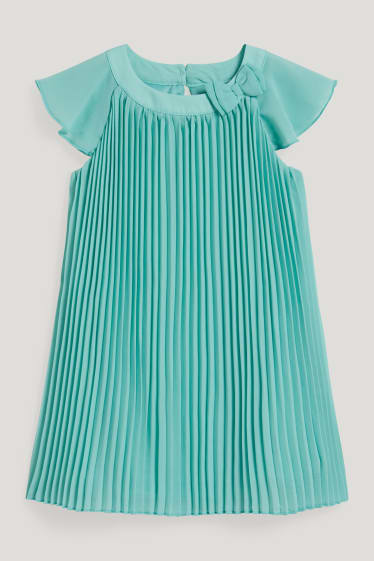 Toddler Girls - Vestito plissé - verde menta