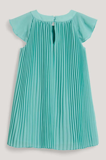 Toddler Girls - Vestito plissé - verde menta