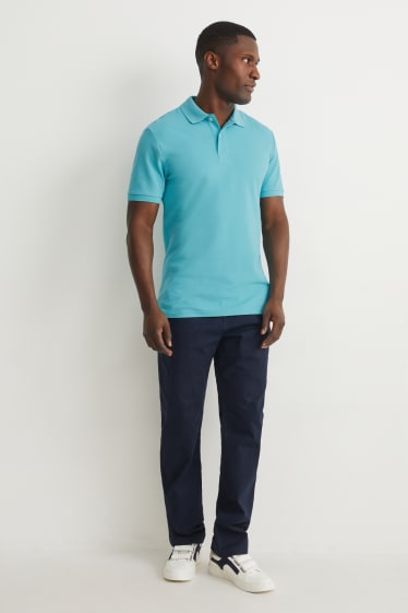 Hommes - Polo - turquoise