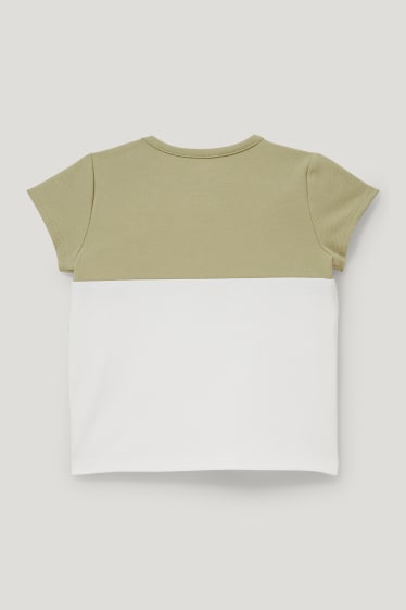 Baby Boys - The Lion King - baby short sleeve T-shirt - white / green