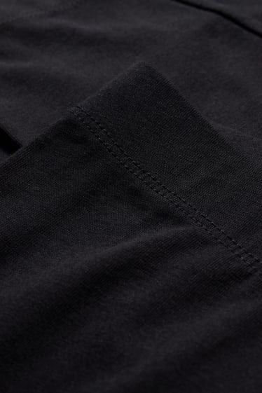 Bambine: - Taglie estese - confezione da 2 - leggings - nero