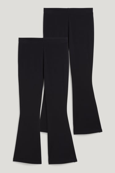 Filles - Encore plus de tailles - lot de 2 - leggings - noir