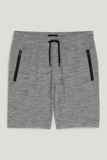 Clockhouse homme - Short en molleton - gris chiné