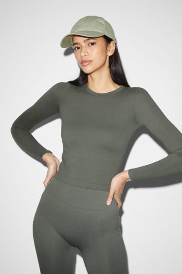 Exclusief online - CLOCKHOUSE - korte longsleeve - groen