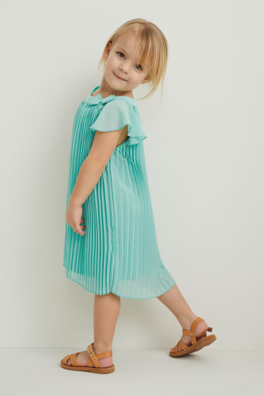 Toddler Girls - Vestito plissé - verde menta