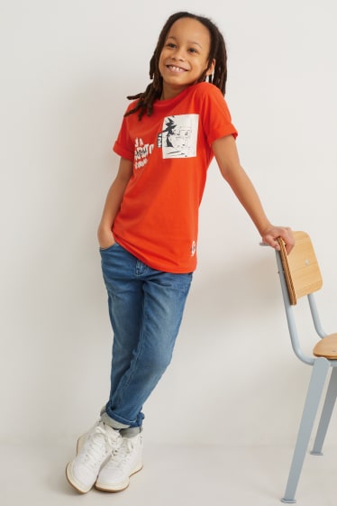 Reverskraag - Naruto - T-shirt - oranje