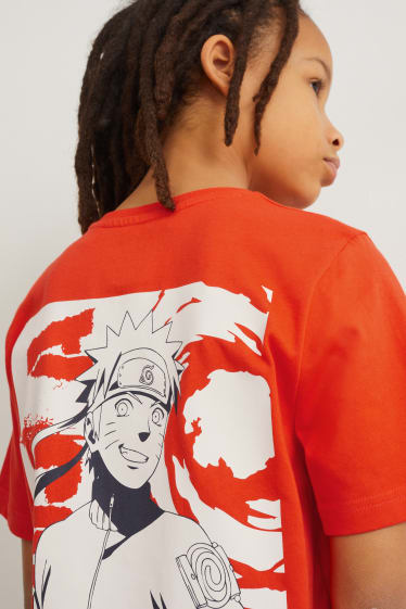Reverskraag - Naruto - T-shirt - oranje