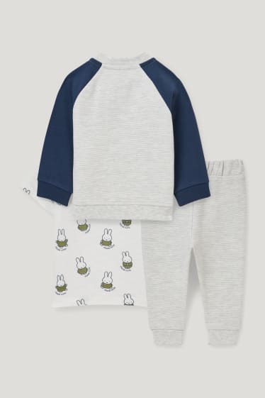 Miminka chlapci - Miffy - outfit pro miminka - 3dílný - tmavomodrá/bílá