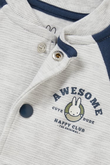 Miminka chlapci - Miffy - outfit pro miminka - 3dílný - tmavomodrá/bílá
